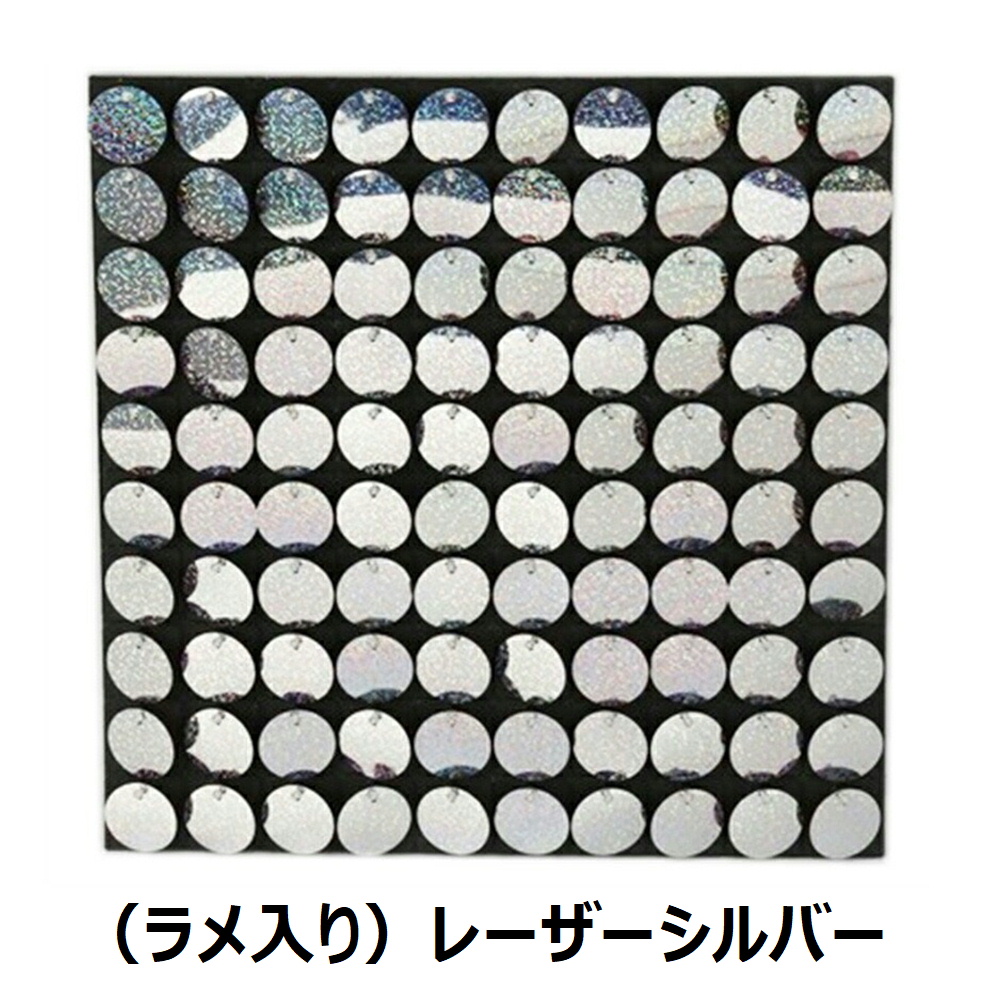 TRS スパンコール 100個 ブラックボードセット 300×300mm シルバー