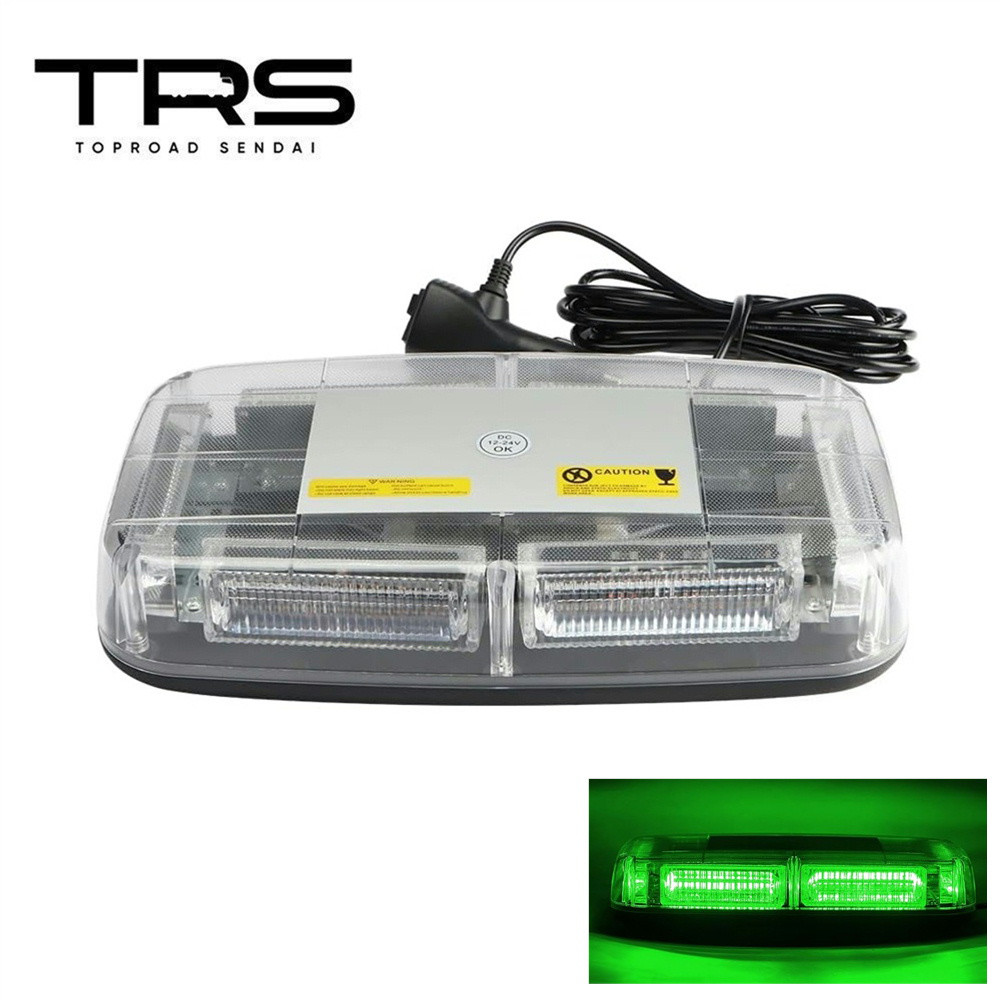 TRS TRS LED 回転灯 パトランプ 144W 12/24V対応 マグネット式 防水
