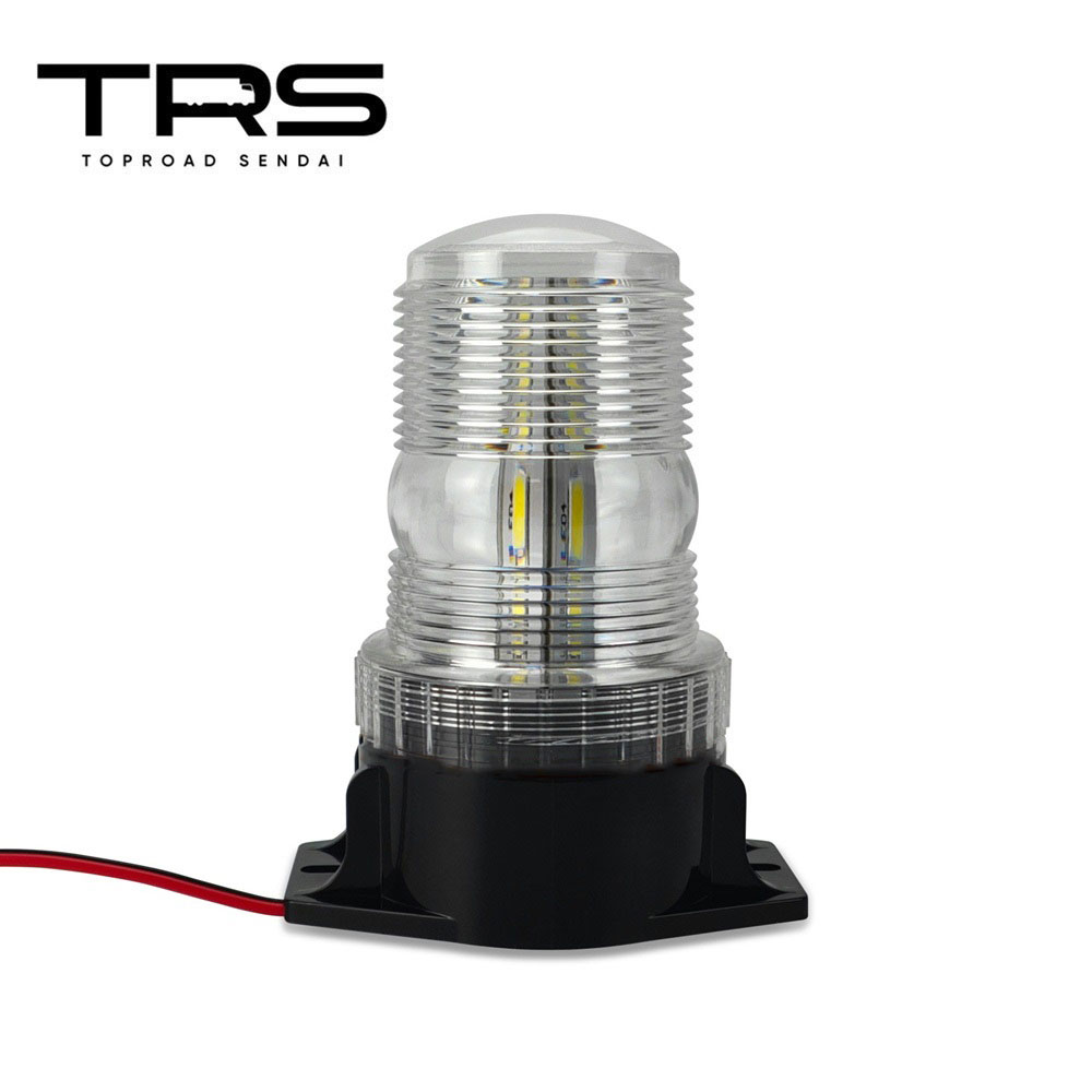 TRS TRS LED警告灯 ストロボライト 回転灯 パトライト 12/24V共用 防水