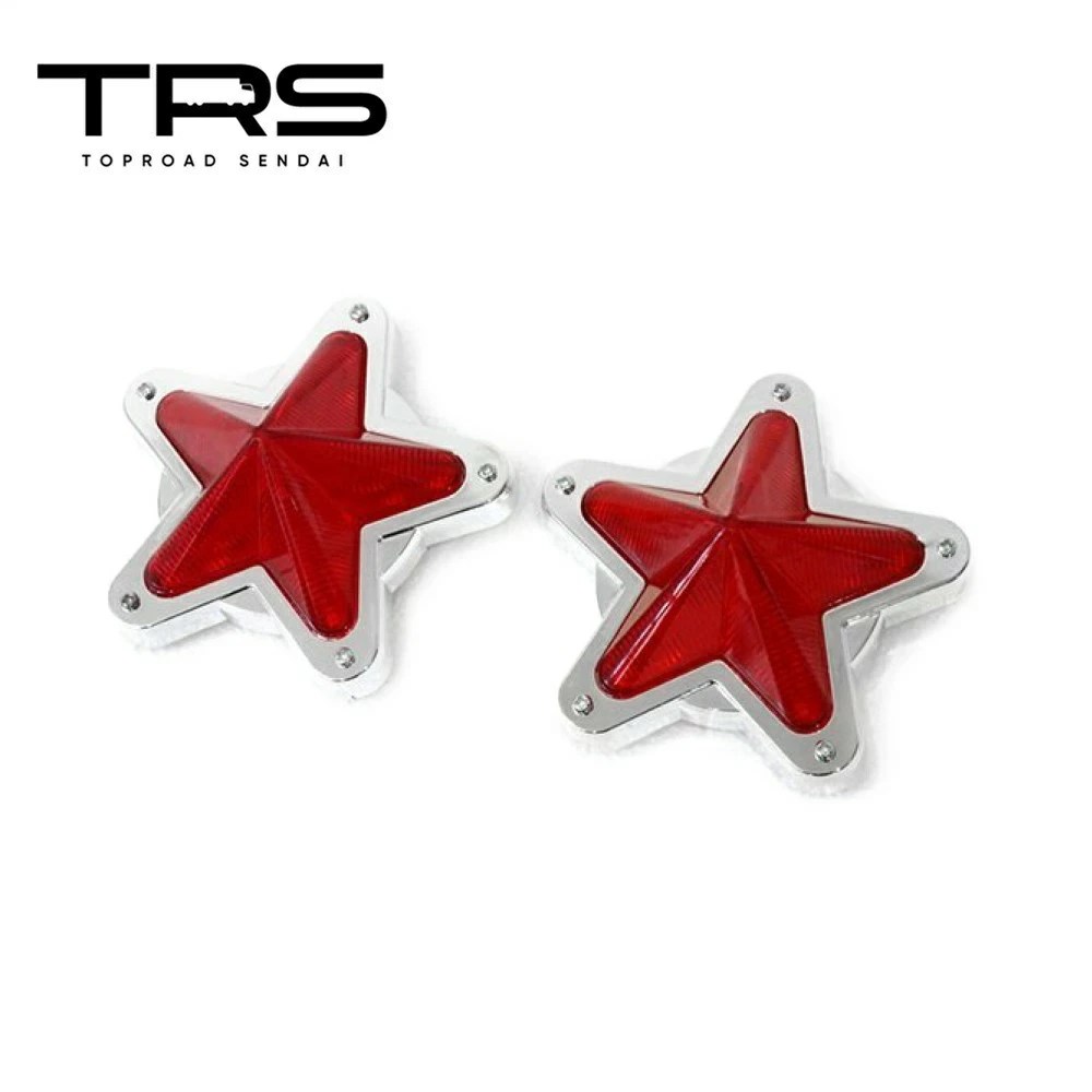 TRS 星型サイドマーカー LED 常時点灯 or 点滅 12/24V共用 2個セット