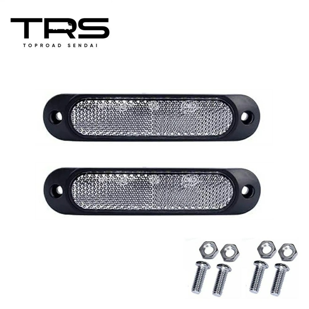 TRS TRS LEDリフレクターサイドマーカー 12/24V共用 2個セット クリア