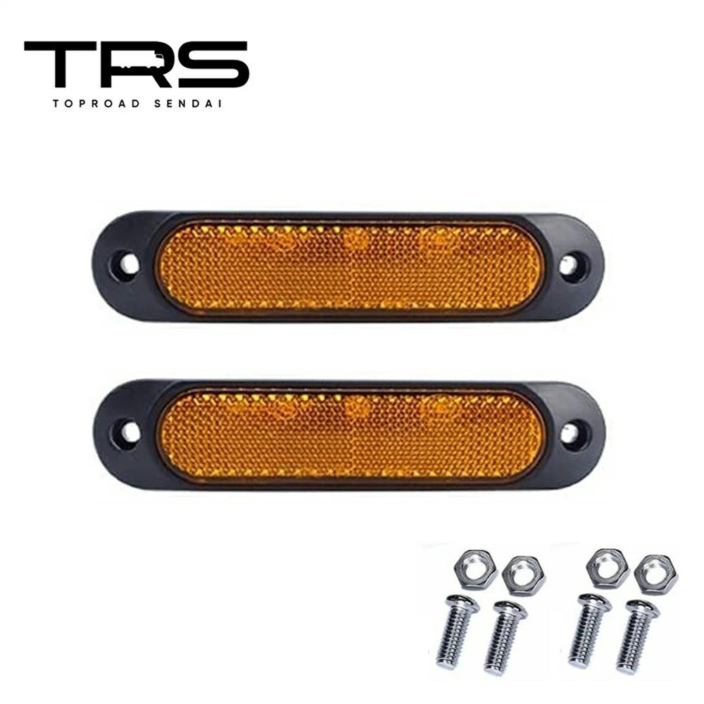 TRS TRS LEDリフレクターサイドマーカー 12/24V共用 2個セット クリア
