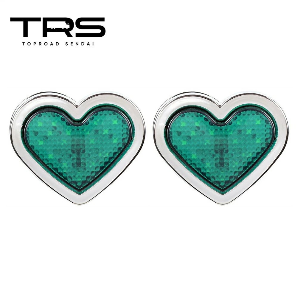 TRS ハート型サイドマーカー LED 常時点灯 or 点滅 12/24V共用 2