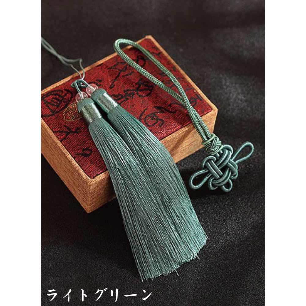 TRS ミニタッセル 粋 -sui- ダークグリーン/ライトグリーン/ワイン