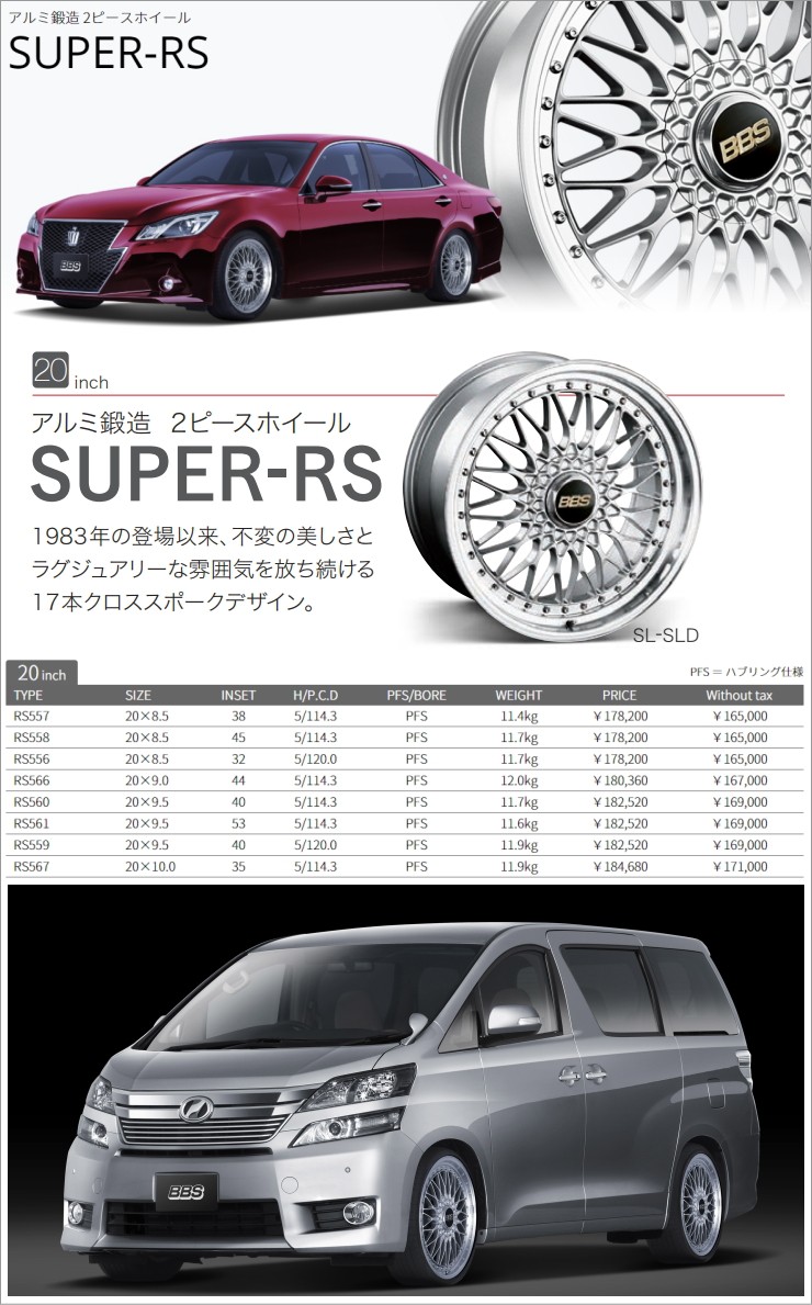 BBS SUPER-RS 9.0J-19インチ (28) 5H/PCD112 SL-SLD ホイール1