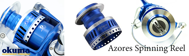 30%OFFセール開催中 スピニングリール okuma AZORES アゾレス 16000P