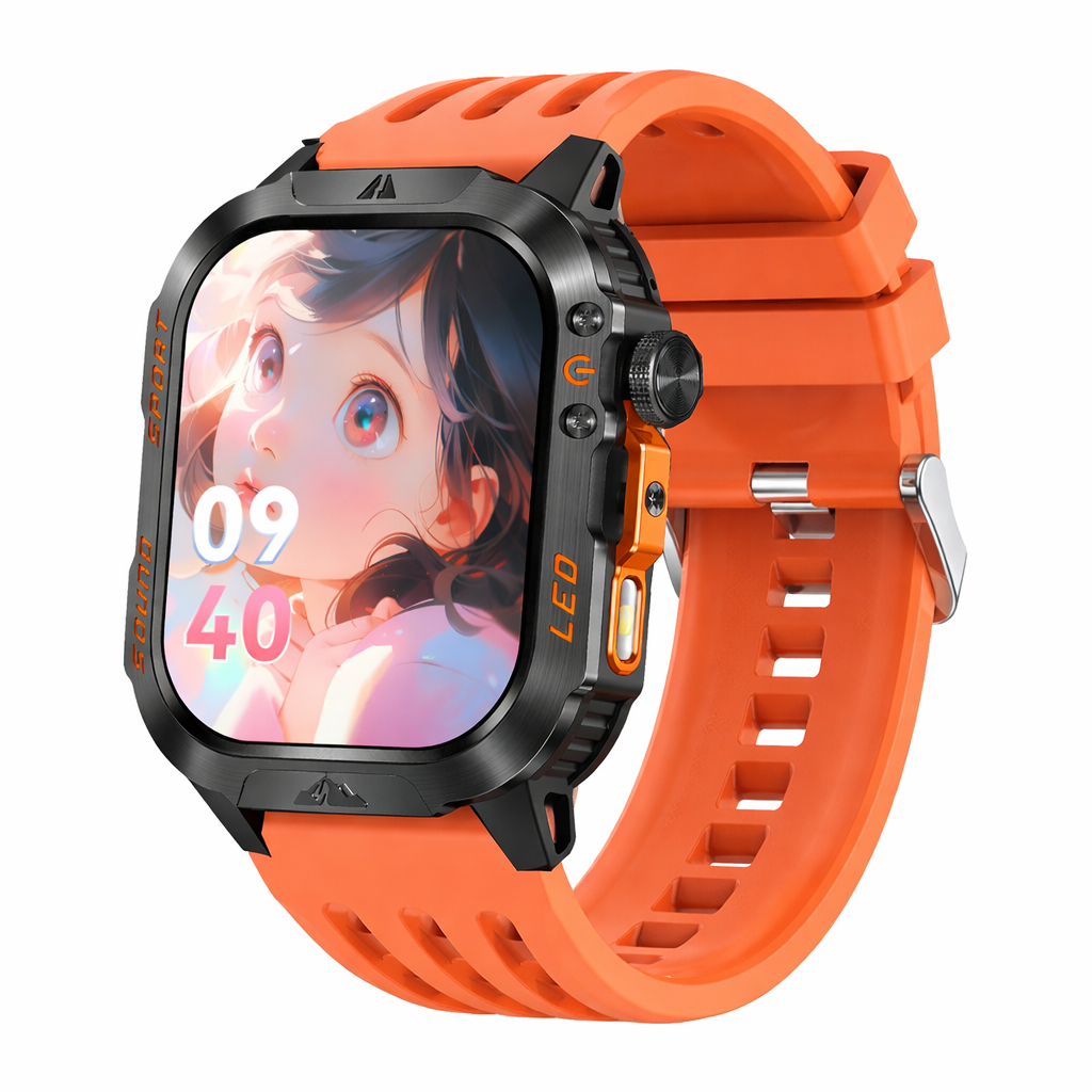 大型2.01インチ大画面スマートウオッチ（ほとんど新品） 2026最新・1200mAh大容量バッテリー 】スマートウォッチ 通話機能 2.01
