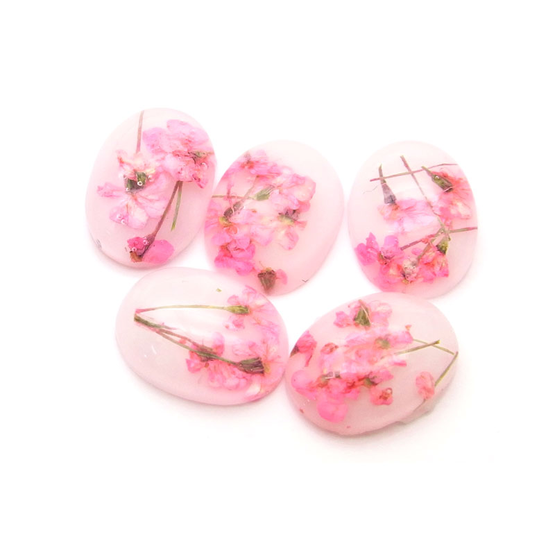 ラインストーン 押し花入り ストーン 全19色 : ココロネイル