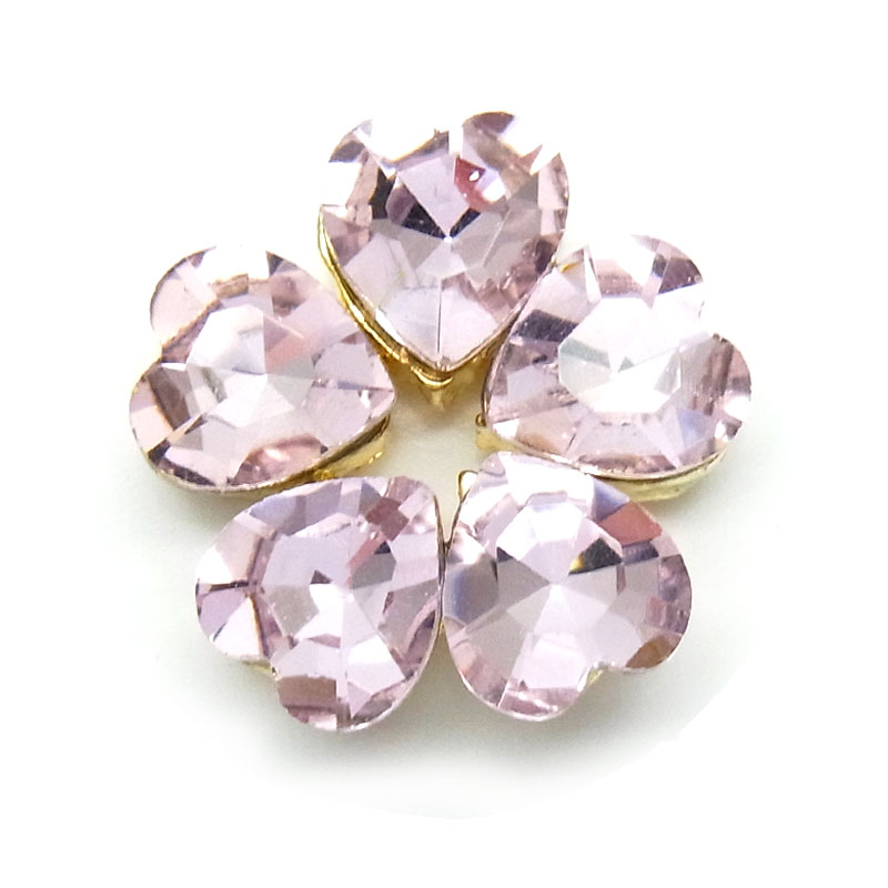 ネイル ジュエリービジューパーツ 25 ハートフラワー 各種 1個入り