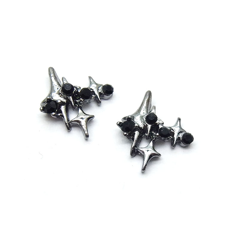 ネイル ジュエリー ビジュー パーツ ストーン ゴシック パンク 2個入り