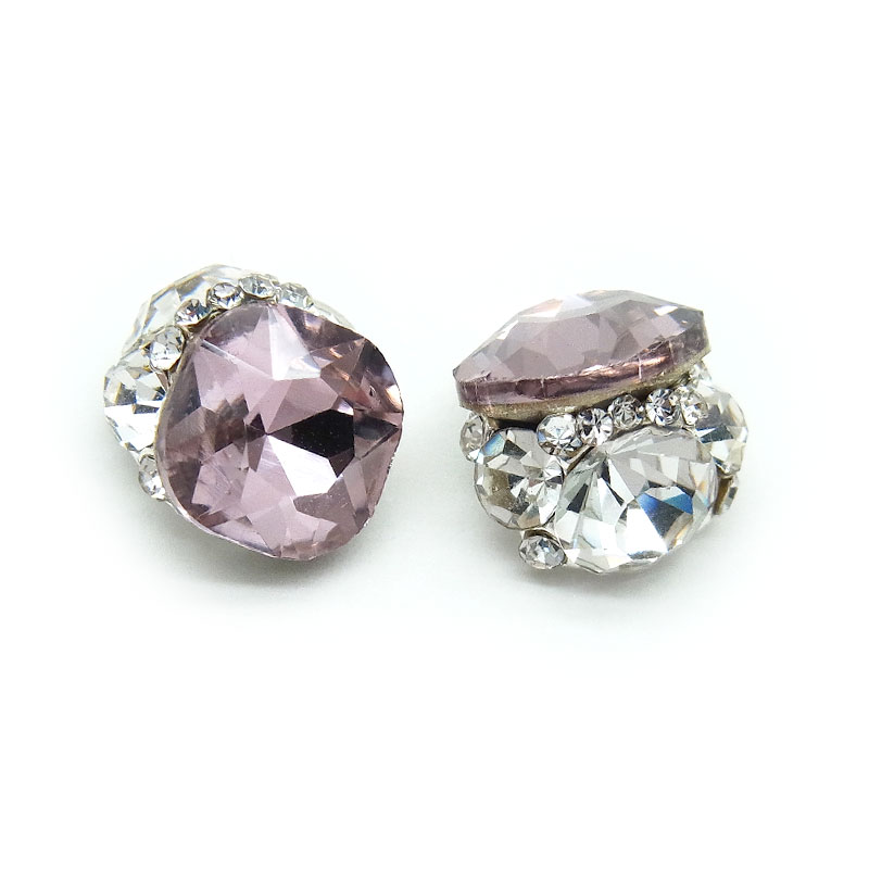 ネイル ジュエリー ビジュー パーツ スクエア ストーン 2個入り 135