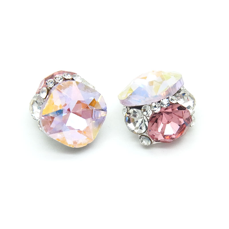 ネイル ジュエリー ビジュー パーツ スクエア ストーン 2個入り 135