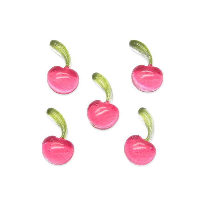 cherry. ネイルパーツ ネイル パーツ チェリー さくらんぼ 5個入り 34 : ココロネイル