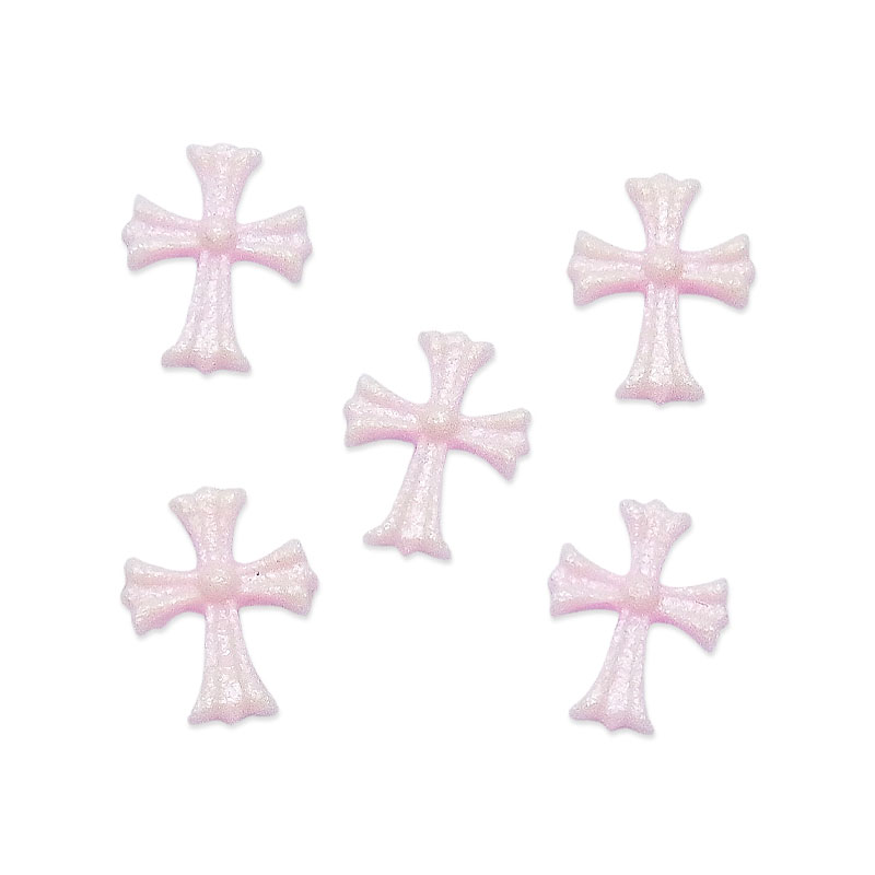 ネイル パーツ クロス パステル カラー 5個入り 37 : ココロネイル