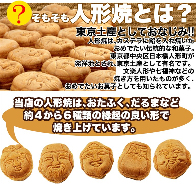 訳ありスイーツ 人形焼 どっさり 60個 20個入り×3袋 わけあり お菓子