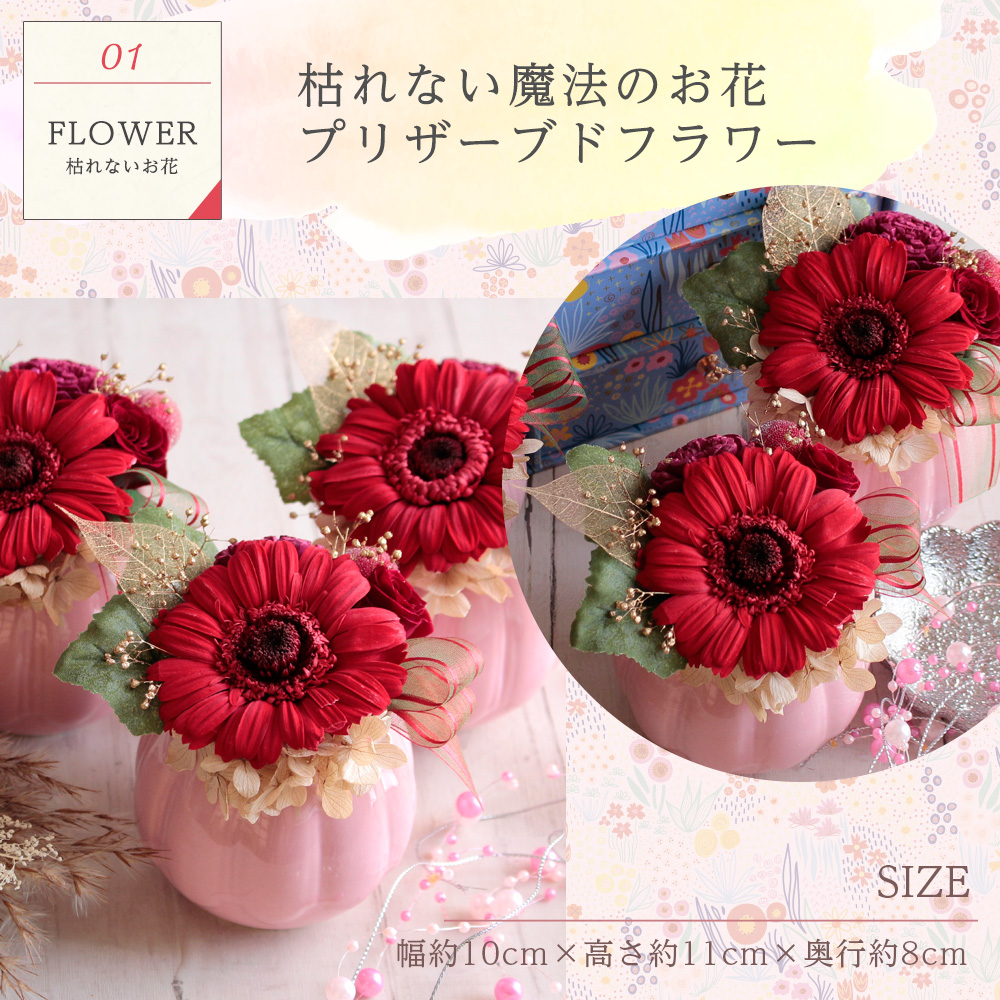 風味絶佳 プリザーブドフラワー＆和菓子セット 縁雫 送料無料