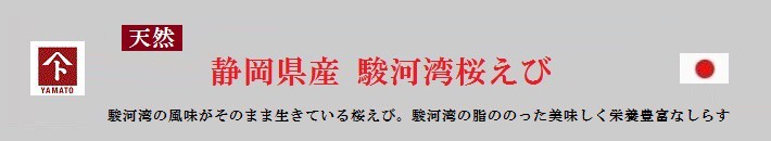 駿河湾桜えび 駿河湾しらす
