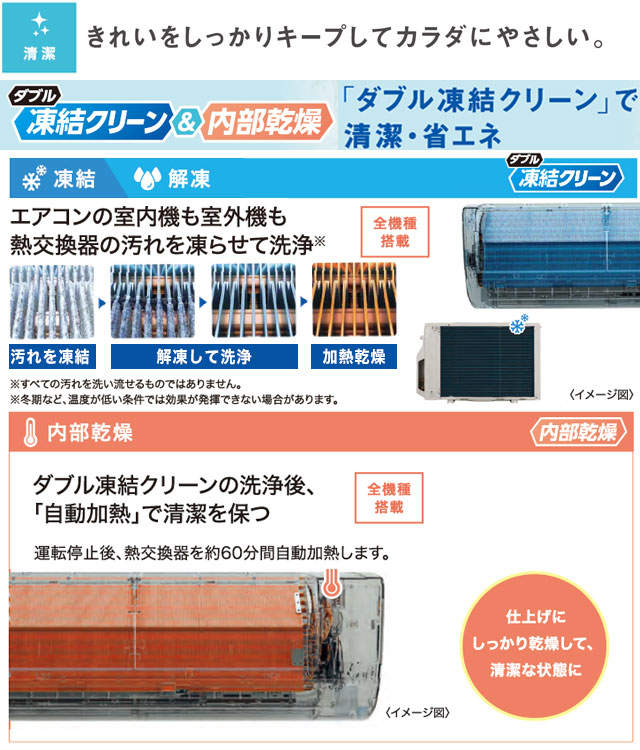JSシリーズ ルームエアコン 冷房/暖房：6畳程度 AQUA AQA-JS226A-W スタンダードモデル ホワイトの画像