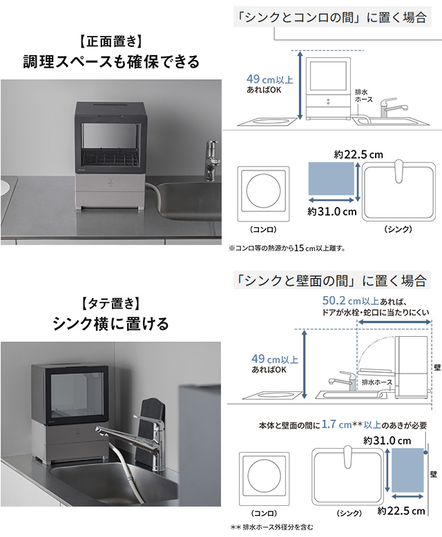 Panasonic（パナソニック） 食器洗い機 パーソナル食洗機 SOLOTA 卓上