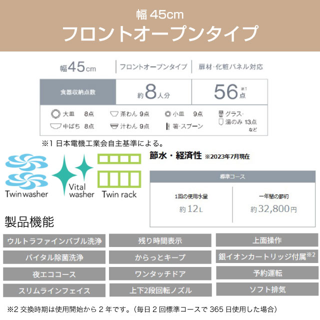 リンナイ - 工事費込み仕かける RSW-F403続きもの 食器洗いかわき切る機 ディープタイプ RSW-F403UCWM-SV 扉材嘱するひな型 白いこと(ツヤ消)