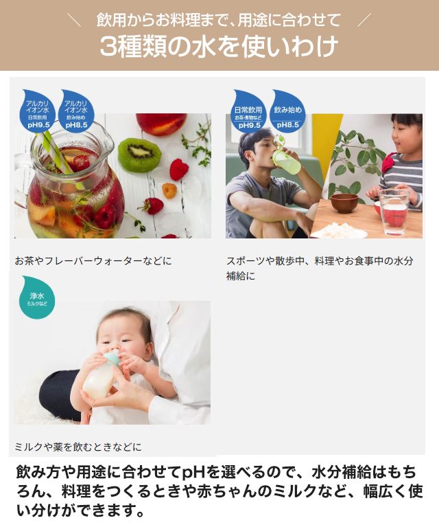 Panasonic（パナソニック） シンプルタイプ アルカリイオン整水器 除去