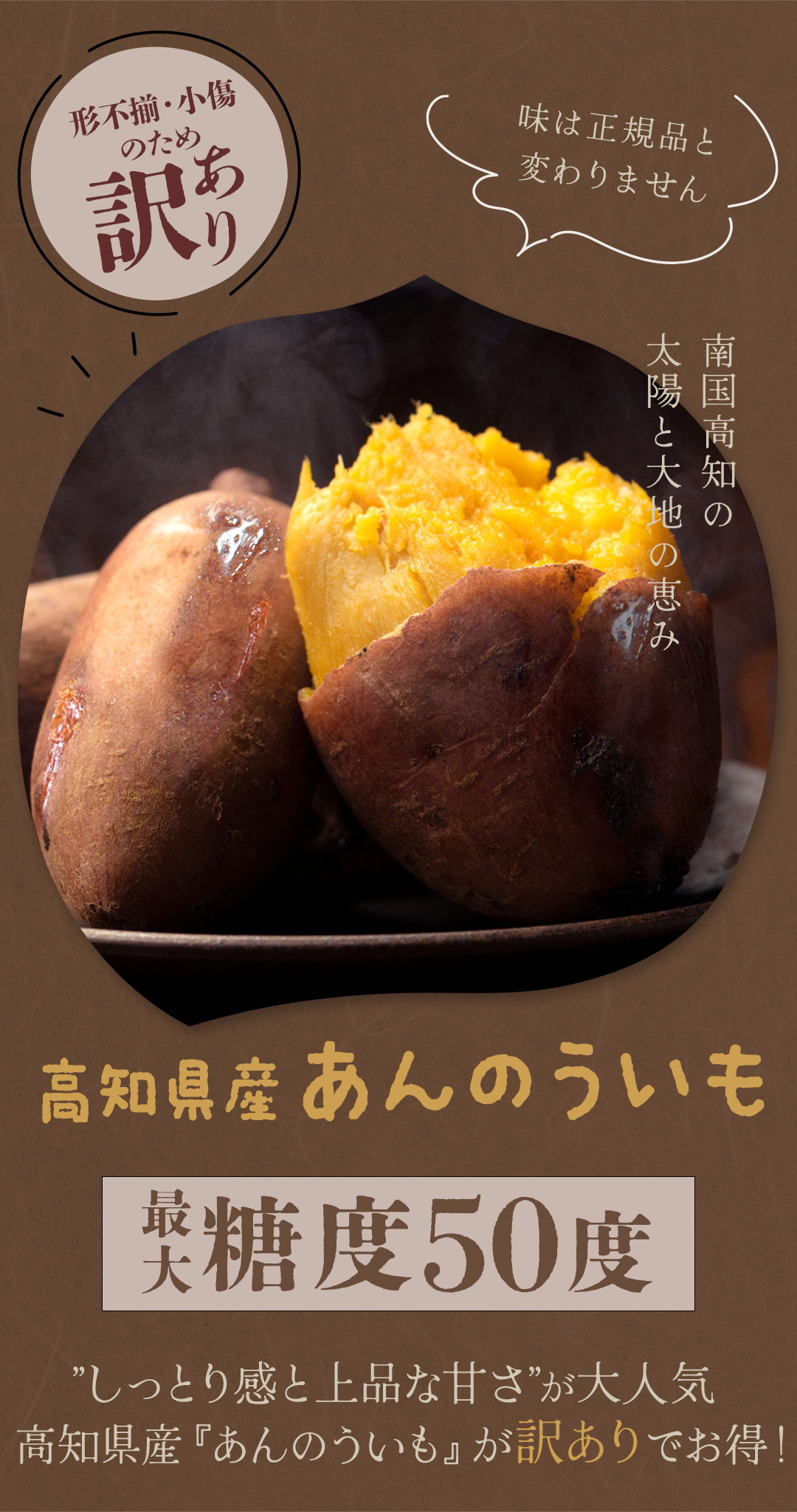 訳あり 高知県産 あんのういも 約1.5kg 2箱購入で 送料無料 3箱購入で