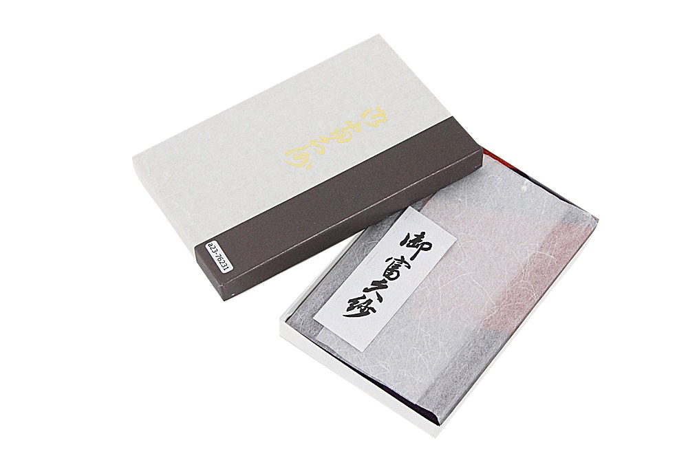 訳あり 正絹 ふくさ 袱紗 両面 箱入り 紫×赤 和装小物 廃業品 未検品