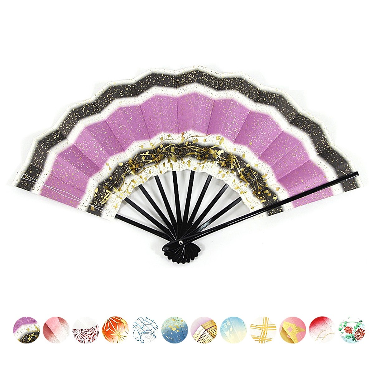 ⑩【美品】舞扇（グラデーション）日本舞踊　踊り　練習　舞台　扇子　キレイ ⑩【美品】舞扇（グラデーション）日本舞踊 踊り 練習 舞台 扇子
