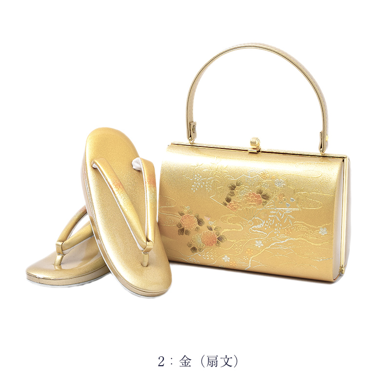 金鷲☆礼装用ゴールド草履バッグセット 訳あり 草履バッグセット 草履バック セット 金鷲謹製 日本製