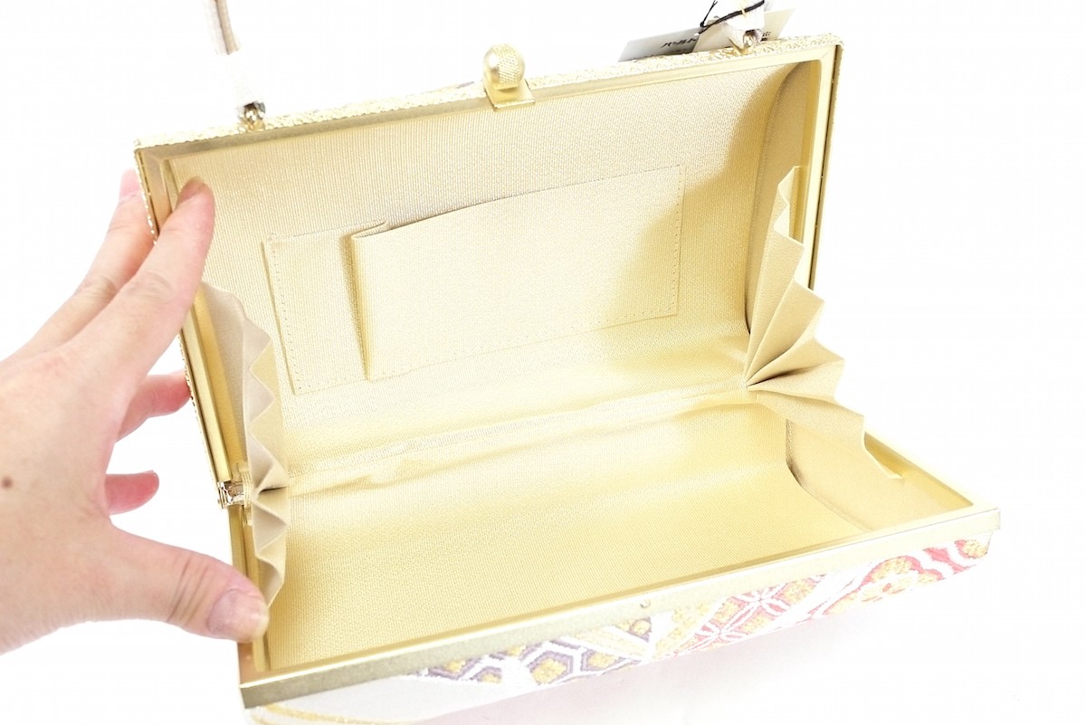 送料無料 紗織謹製 正絹草履バッグセット パールトーン加工 草履24.0cm
