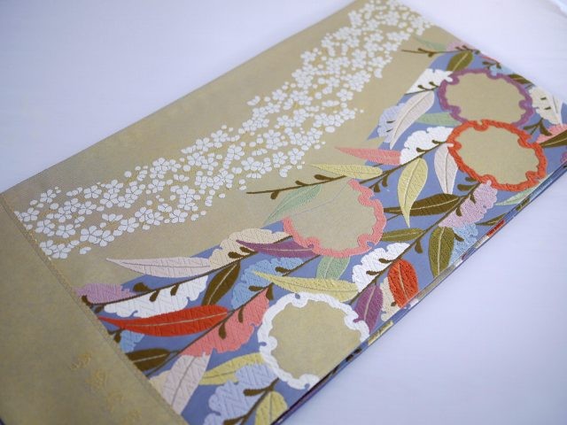 西陣袋帯 別誂え 西陣証紙No.602 橋本テル 和装 着物 レディース 浴衣