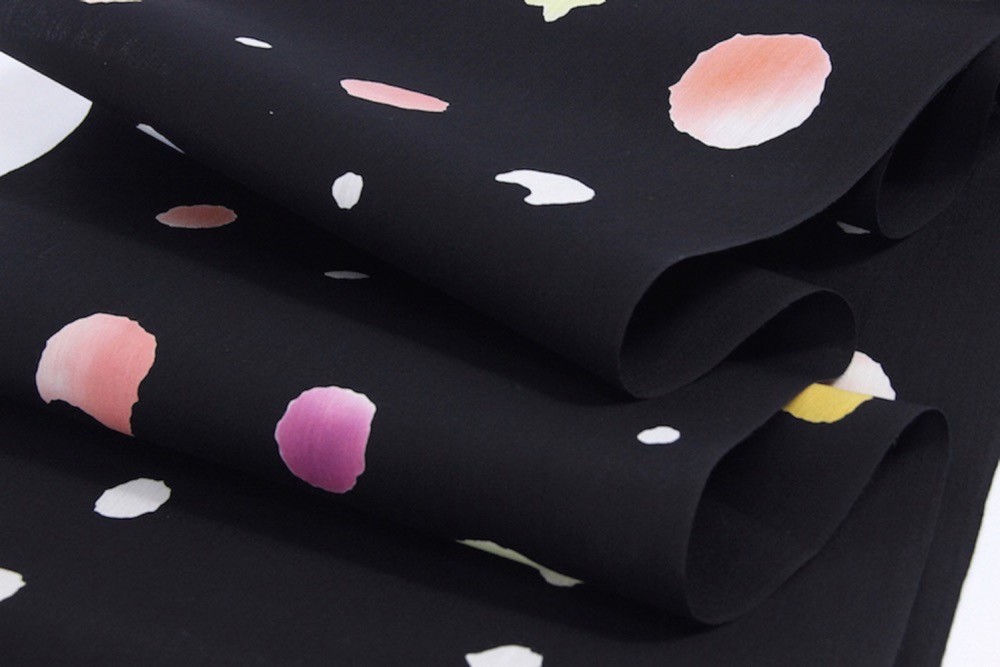 TSUMORI CHISATO（ツモリチサト） 呉服屋 新柄 女物浴衣 反物 黒