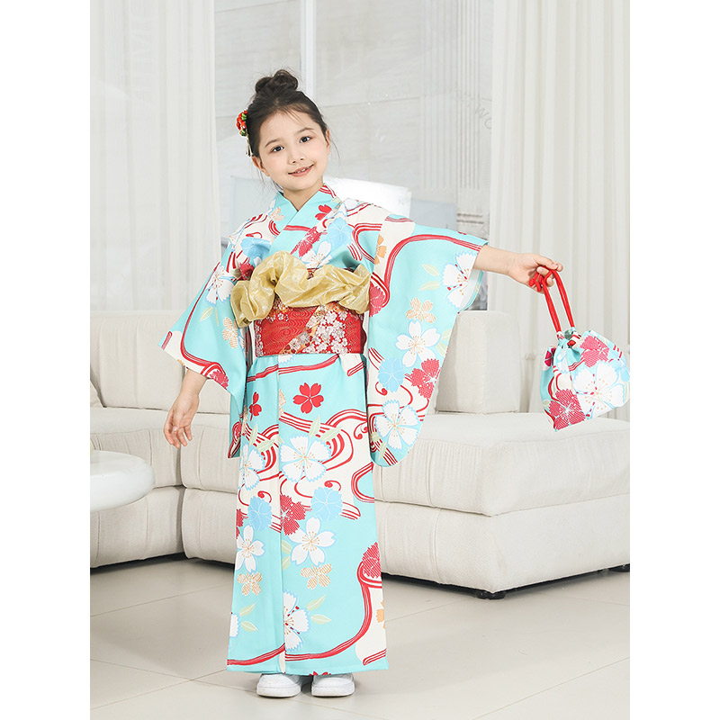 女の子　七五三　着物セット　3歳 楽天市場】七五三 着物 3歳 女の子 販売 被布セット 7点 くすみ