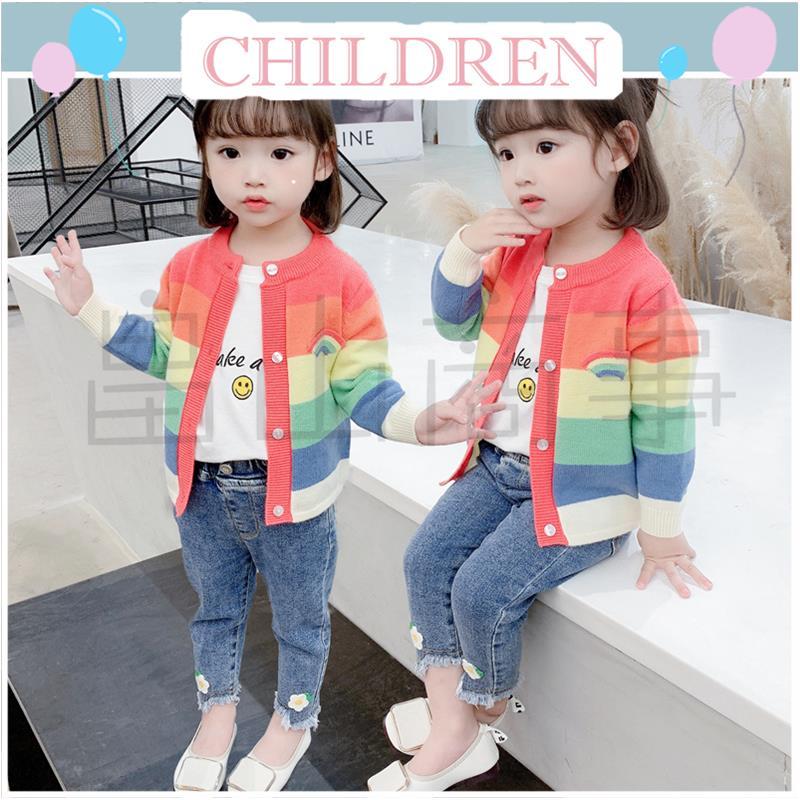 虹 rainbow 春 秋 ファション お出かけ 女の子 キッズ 子供服 韓国風 可愛い 綺麗め 上品 カーディガン トップス 保温 吸湿通気  :TS2102030PJX0ETKS04:畠山商事 - 通販 - Yahoo!ショッピング