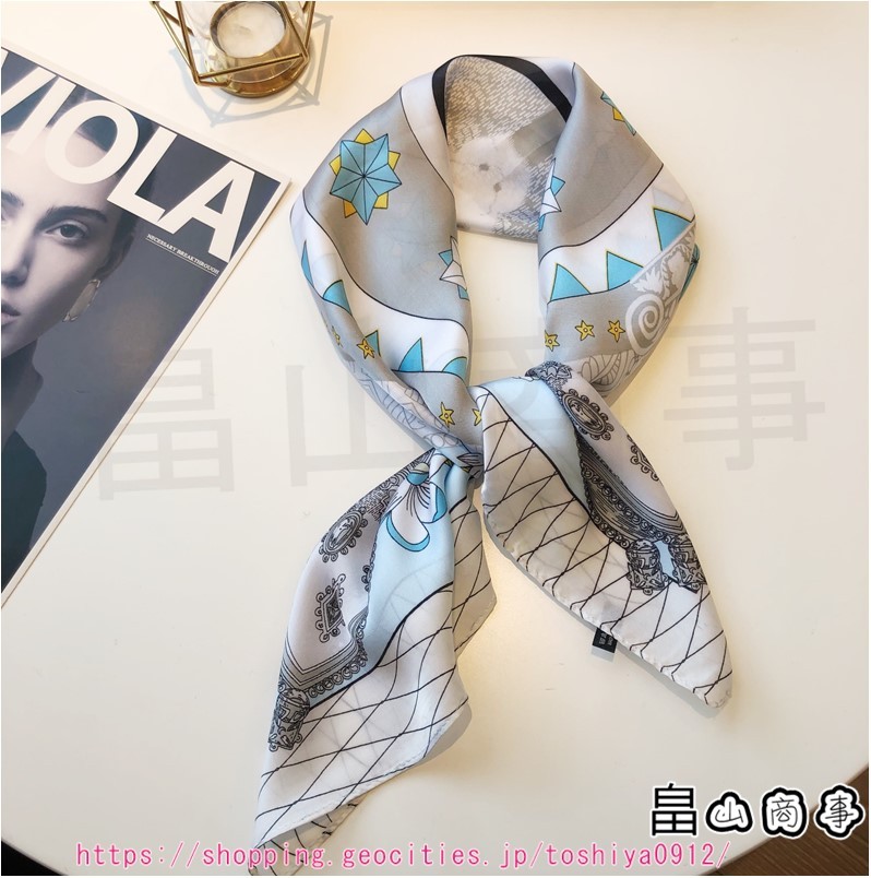 送料無料 スカーフ 大人気 着こなし ワンポイント巻き方 首元 レディース Scarf 正方形 大判 ストール ネックスカーフ Tsln0nssj06 畠山商事 通販 Yahoo ショッピング
