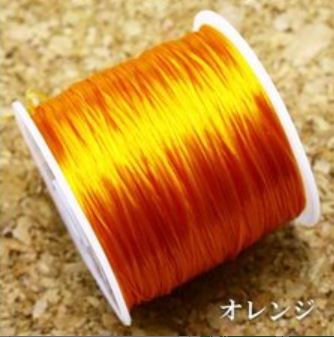 天然石　いろいろまとめゴム糸1個付き 替えゴム オペロンゴム 選べる8種類 ブレスレット用 水晶の糸 約70m巻