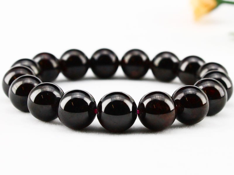 ガーネット ブレスレット 10mm 10.5mm 11mm 12mm メール便可 [M