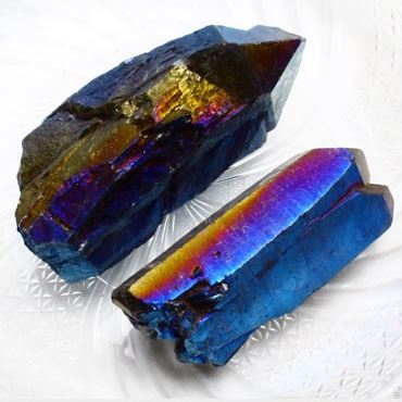 高品質 水晶24面ダブルポイント ラスト1点No.2306 選べるオーラクリスタル ポイント Mサイズ 原石 ランダム発送 : 天然石