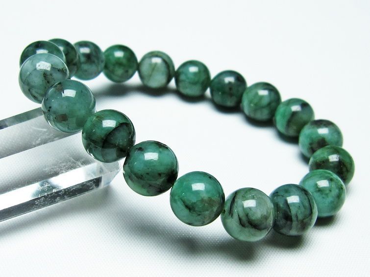  ֥쥹å 11mm Emerald Bracelet ж  ʪ 111-18693