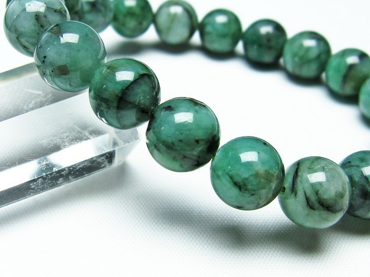  ֥쥹å 11mm Emerald Bracelet ж  ʪ 111-18693