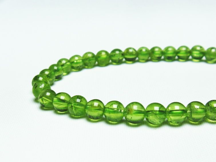 ڥɥå ֥쥹å 5mm ڥɡ ʪ  Peridot Bracelet  [M 1/10] 111-19113