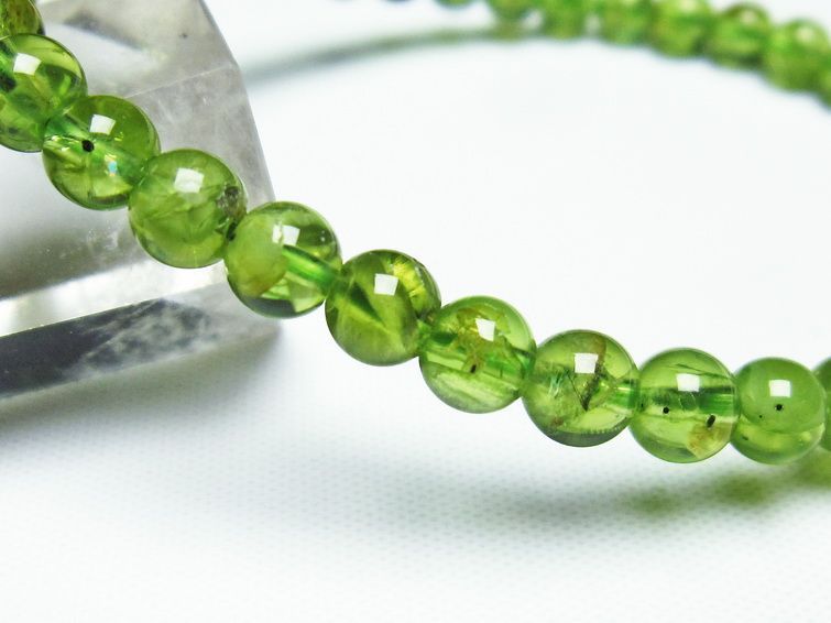 ڥɥå ֥쥹å 5mm ڥɡ ʪ  Peridot Bracelet  [M 1/10] 111-19119