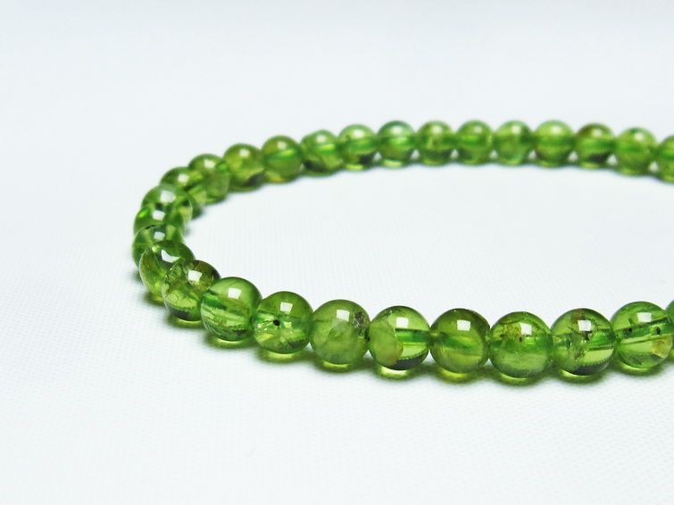 ڥɥå ֥쥹å 5mm ڥɡ ʪ  Peridot Bracelet  [M 1/10] 111-19119