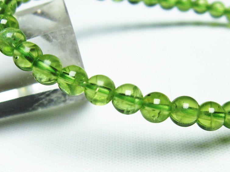 ڥɥå ֥쥹å 5mm ڥɡ ʪ  Peridot Bracelet  [M 1/10] 111-19127