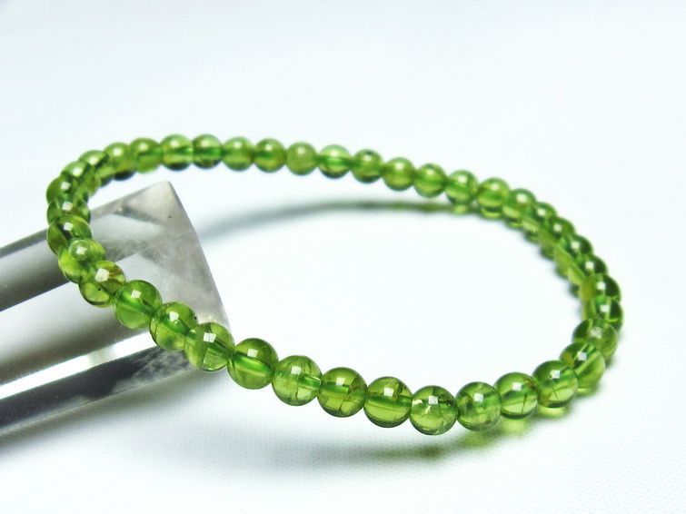 ڥɥå ֥쥹å 5mm ڥɡ ʪ  Peridot Bracelet  [M 1/10] 111-19132