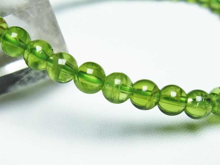 ڥɥå ֥쥹å 5mm ڥɡ ʪ  Peridot Bracelet  [M 1/10] 111-19132