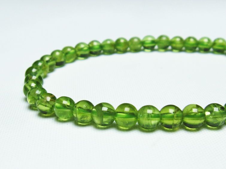 ڥɥå ֥쥹å 5mm ڥɡ ʪ  Peridot Bracelet  [M 1/10] 111-19132