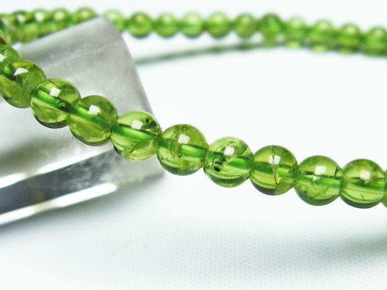 ڥɥå ֥쥹å 5mm ڥɡ ʪ  Peridot Bracelet  [M 1/10] 111-19133