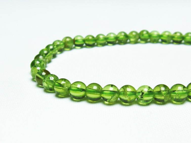 ڥɥå ֥쥹å 5mm ڥɡ ʪ  Peridot Bracelet  [M 1/10] 111-19133