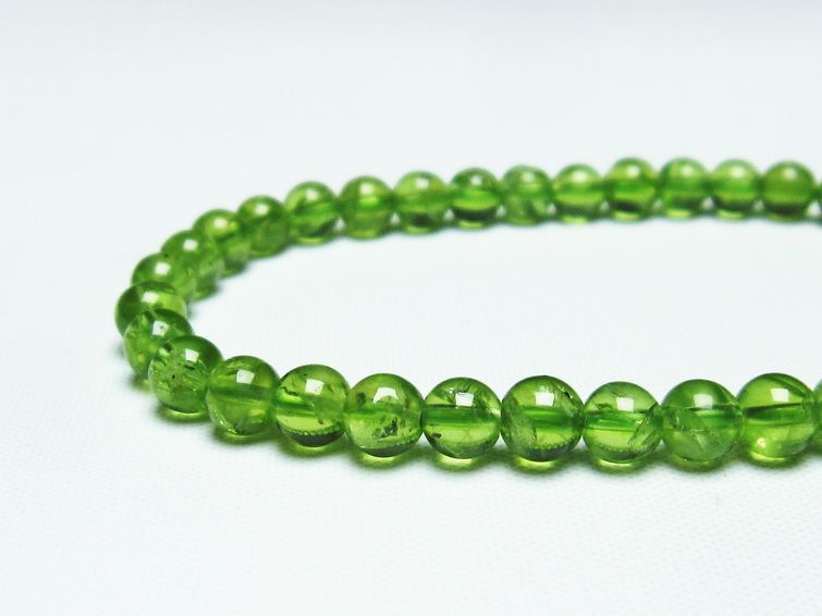 ڥɥå ֥쥹å 5mm ڥɡ ʪ  Peridot Bracelet  [M 1/10] 111-19144